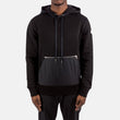 Black Sweatshirt With Zipper Pockets