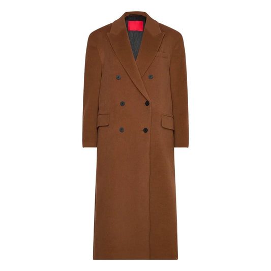 10th Doctor Double Breasted Brown Wool Trench Coat