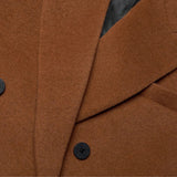 10th Doctor Double Breasted Brown Wool Trench Coat