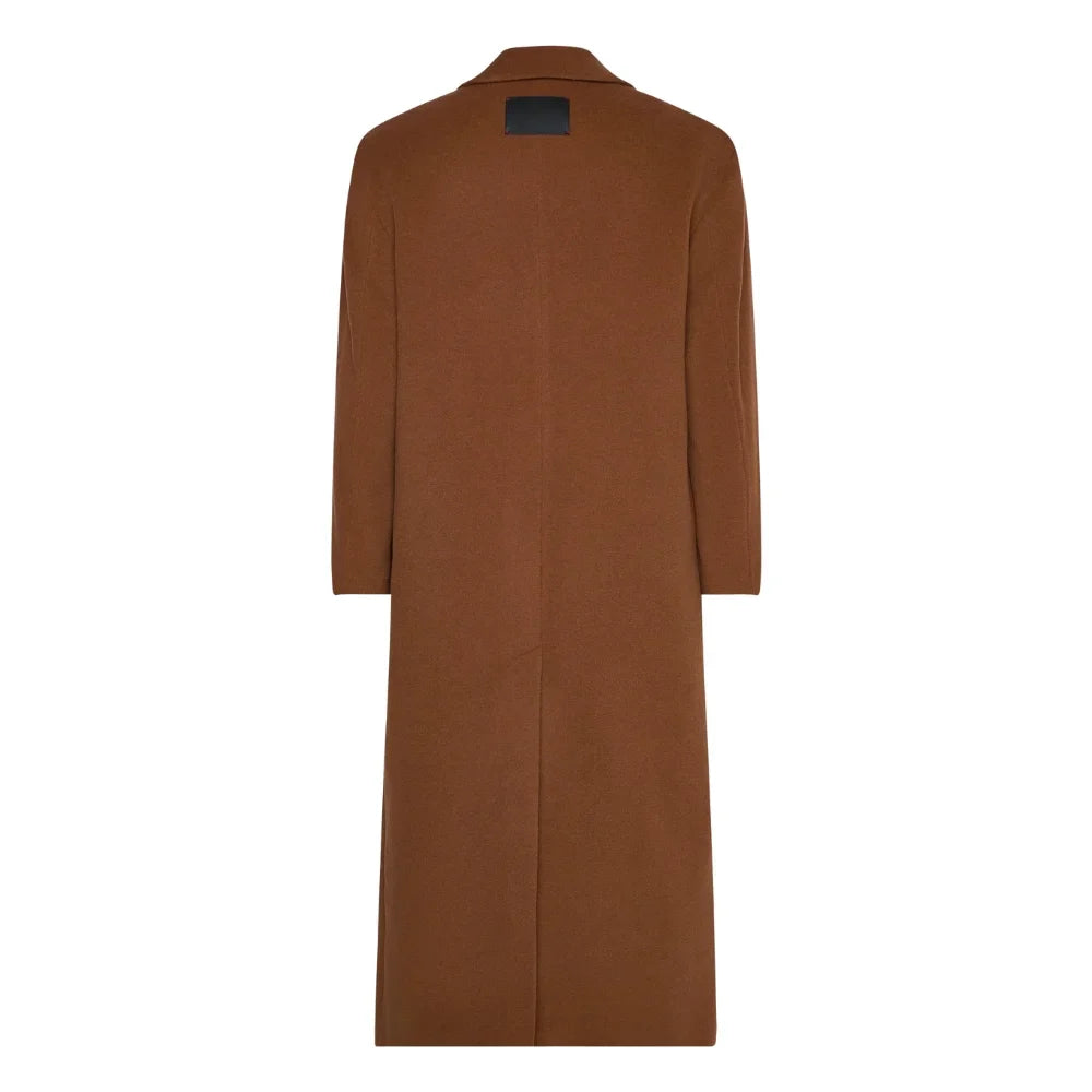 10th Doctor Double Breasted Brown Wool Trench Coat