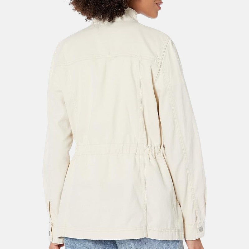 cotton jacket for women shirt style offwhite