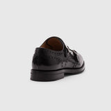 Black-Leather-Double-Monk-Strap-Mens-Shoes