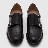 Black-Leather-Double-Monk-Strap-Shoes