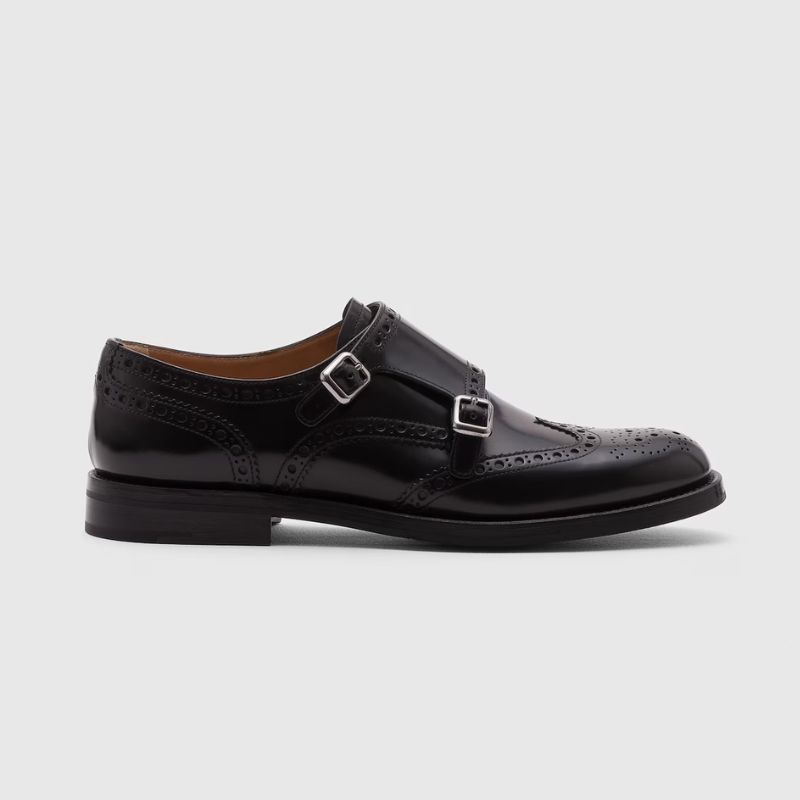 Black-Leather-Double-Monk-Strap-Shoes-Mens