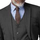 Charcoal-Grey-Tailored-Three -Piece-Suit