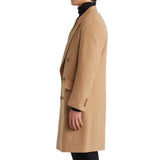 Men's Classic Beige Wool Trench Coat