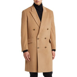 Men's Classic Beige Wool Trench Coat