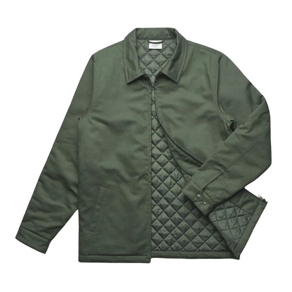 Men's Cyprus Green Cotton Jacket