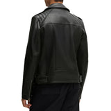 Mens-Slim-fit-black-biker-leaher-jacket