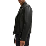 Slim-fit-black-biker-leaher-jacket-mens