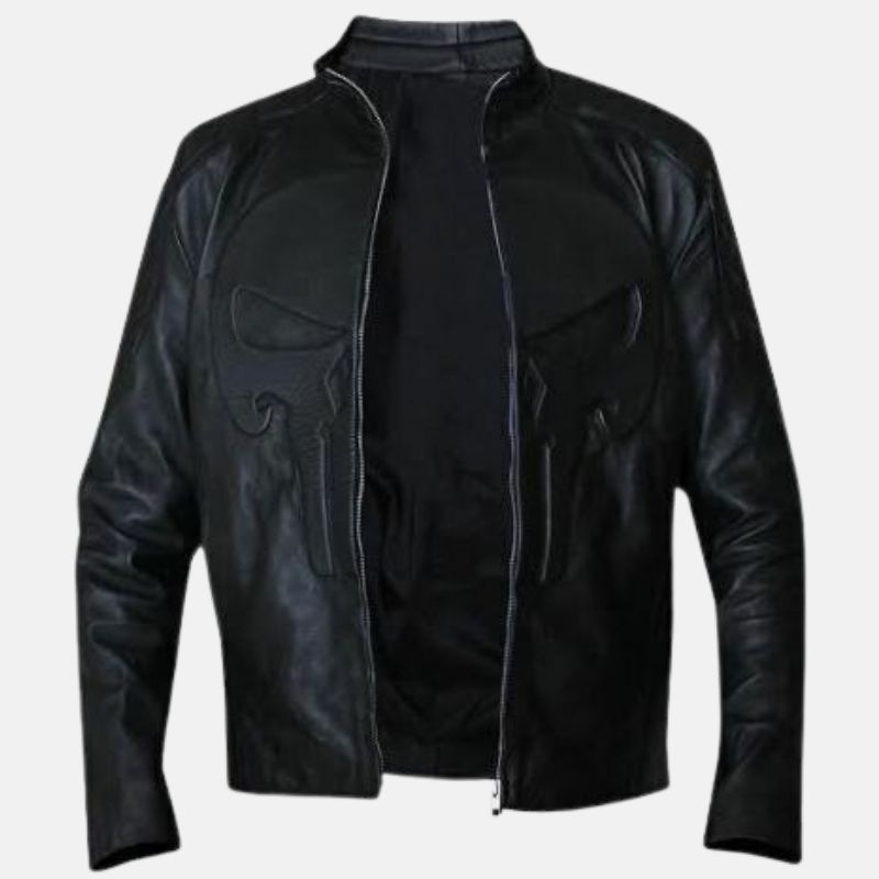 Men's Perfect Halloween Costume Adult's Motorcycle Black Leather Jacket