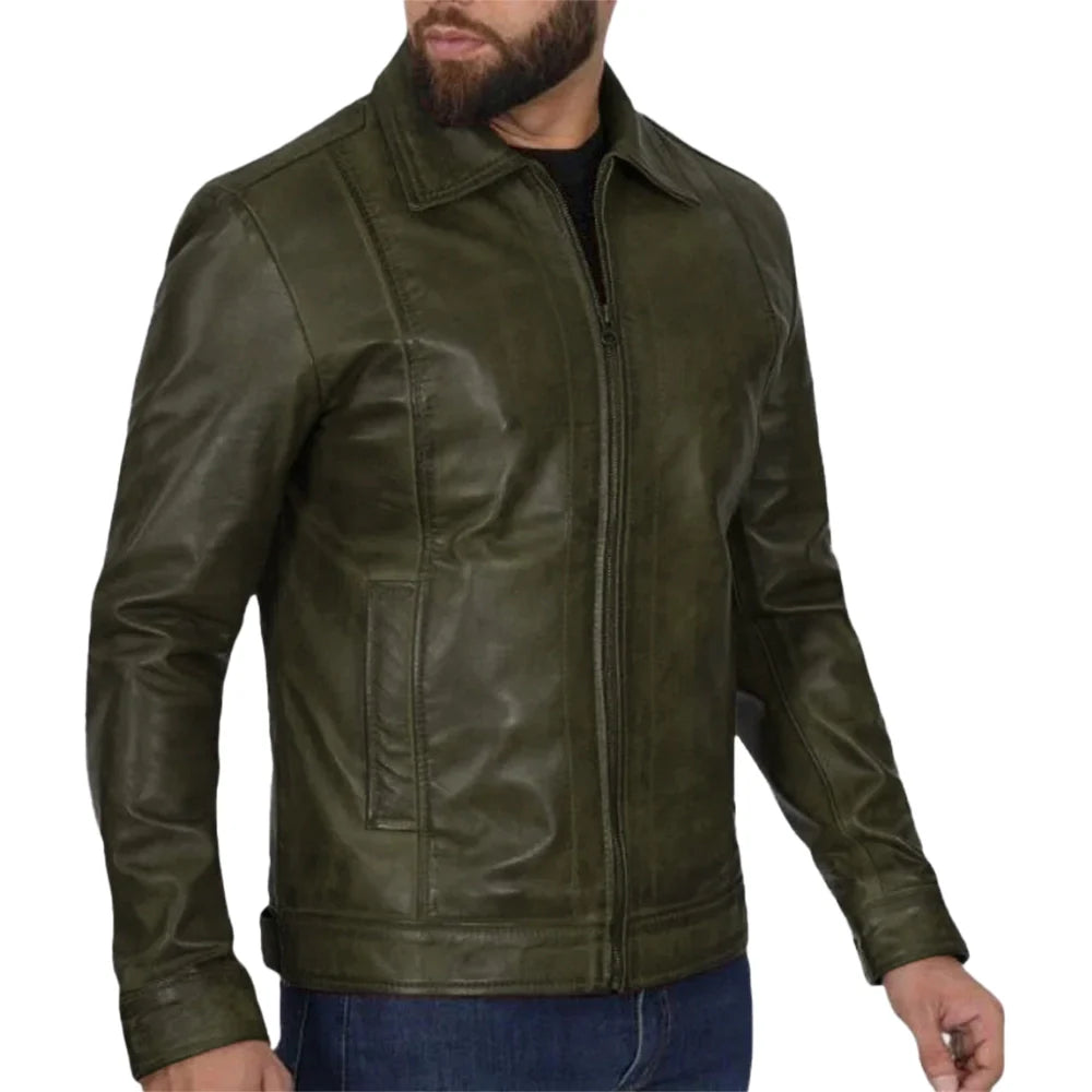 army-green-leather-shirt-mens-jacket