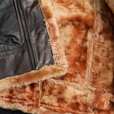 B3 Brown Leather Shearling Jacket - Trendy Jacket