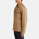 Beige Cotton Jacket Mens