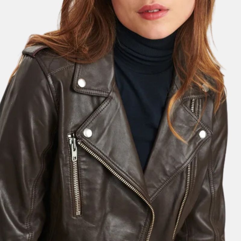 Dark Brown Leather Jacket