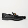 black-leather-horsebit-loafers