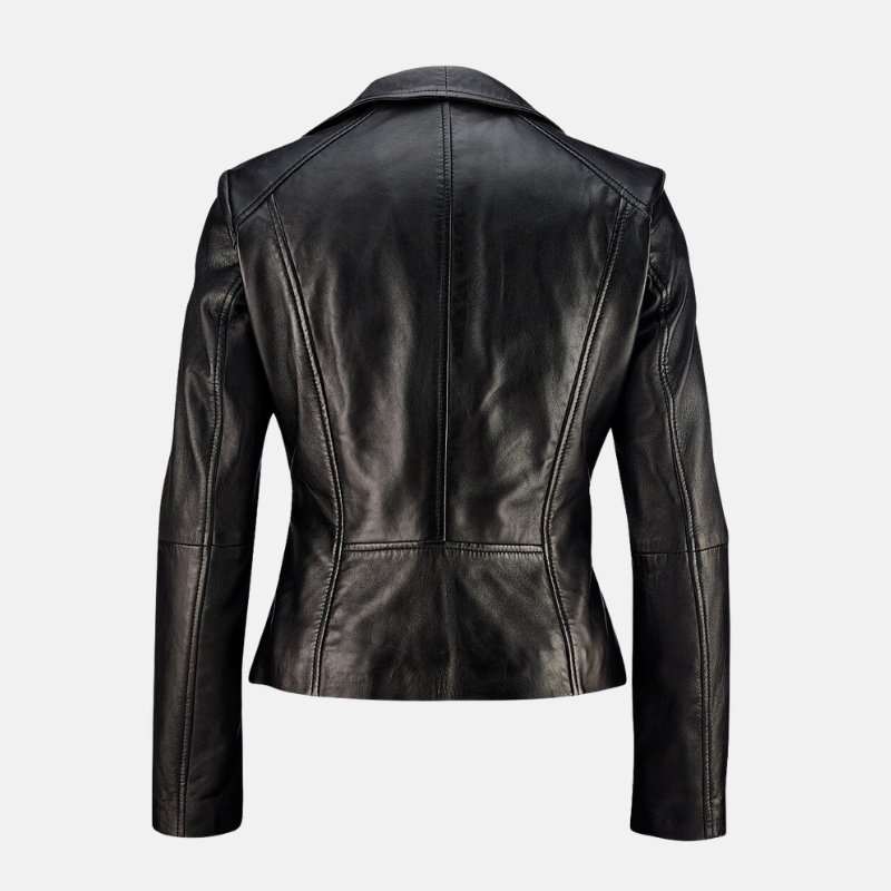 Black Biker Leather Jacket