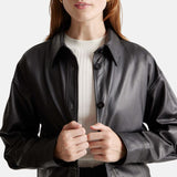 Black Womens Shirt Jacket