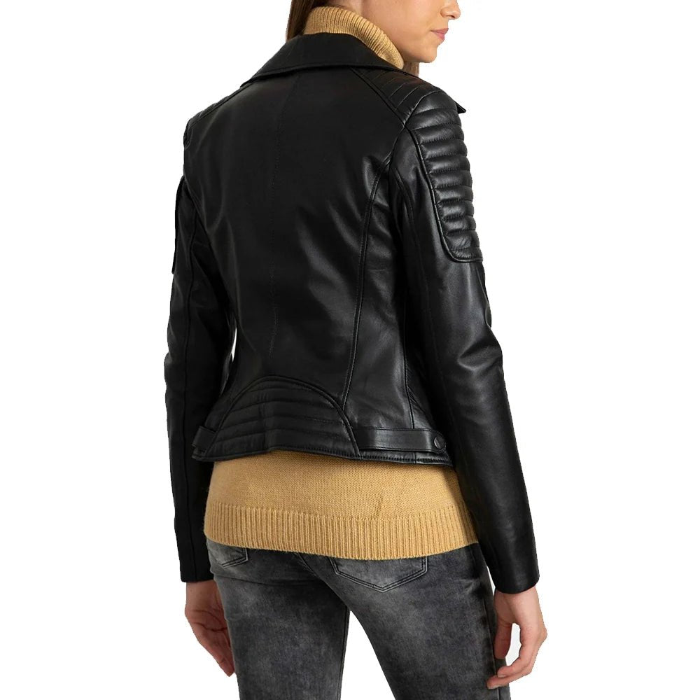 Black Leather Jacket Womens