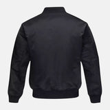 Black Reversible Ma-1 Bomber Jacket