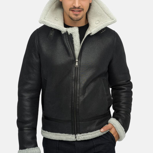 black-shearling-fur-leather-jacket-mens