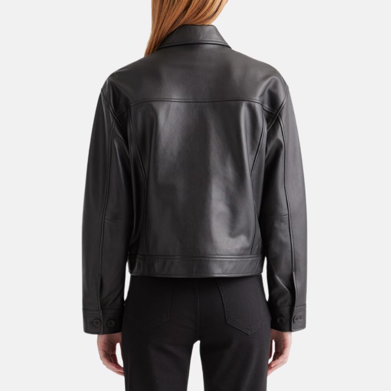 Black Leather Jacket Womens