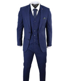 Mens Blue 3 Piece Suit