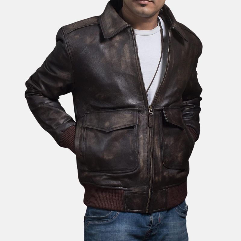 bomber-aviator-leather-biker-jacket