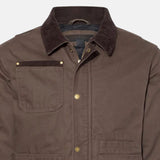 Brown Cotton Jacket Mens