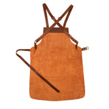 Mens Water and Fire Resistant Genuine Leather Welding Apron