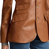 brown-leather-blazer