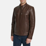 Moto Leather Jacket Mens