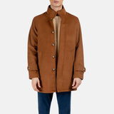 Nancy Brown Trench Wool Coat Mens