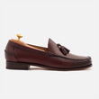 Men's Burgundy Boat Leather Tassel Loafer