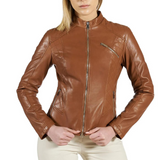 cafe-racer-bronw-leather-jacket