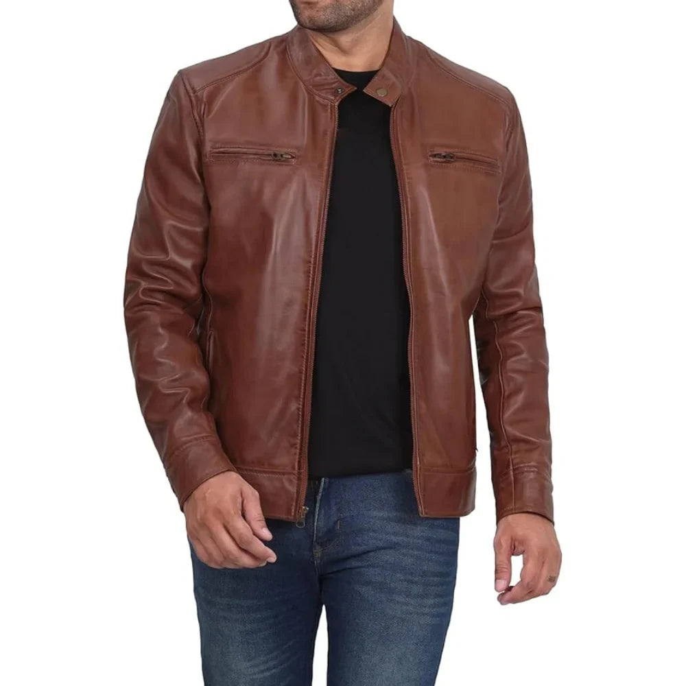 cafe-racer-brown-leather-jacket