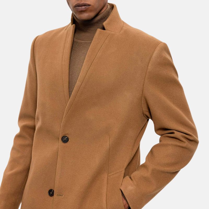 camel-brown-single-breasted-short-wool-coat