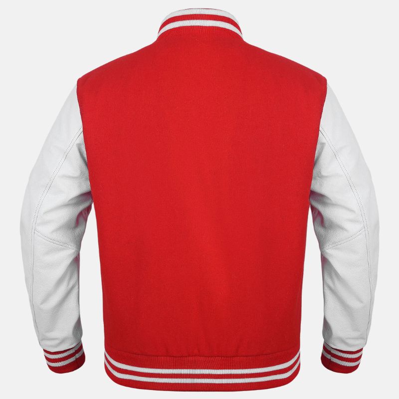 Red Varsity Jacket For Mens