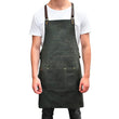 Genuine Leather Cooking Apron for Barbecue, Grilling and Chef's