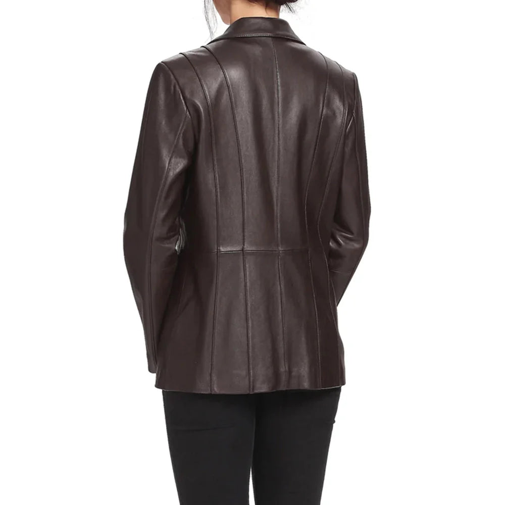 dark-brown-blazer-womens