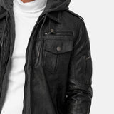 distressed-black-leather-jacket-with-hood