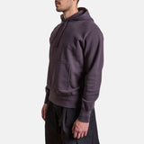 Mens Purple Fleece Hoodie