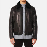 fur-collar-bomber-leather-jacket