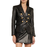 gold-button-leather-blazer