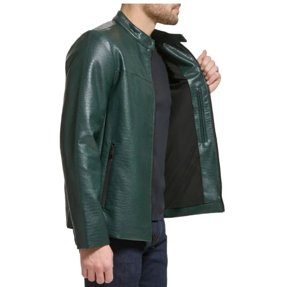 green-croco-leather-mens-jacket