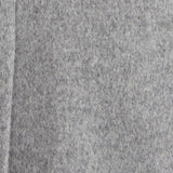 Grey Long Wool Trench Coat For Mens