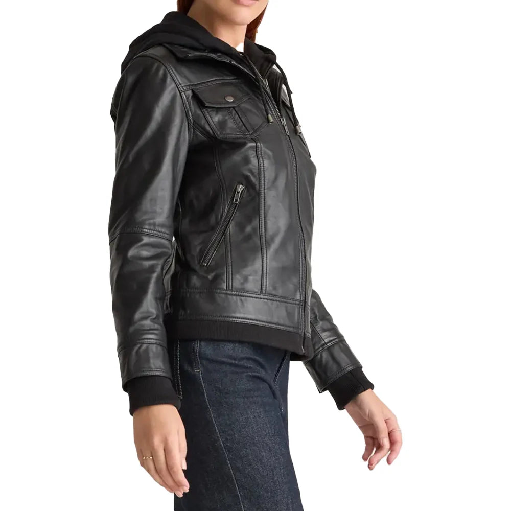 hooded-black-leather-jacket