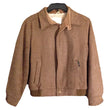  Brown Suede Leather Jacket Mens