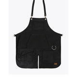 Genuine Clean Split Black Bar Leather Apron