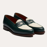 leather-penny-english-green-and-white-two-tone-loafers